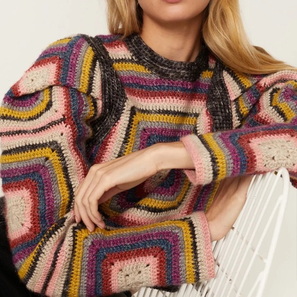 Sea New York Bette Crochet Sweater *Rare* - Picture 5 of 16